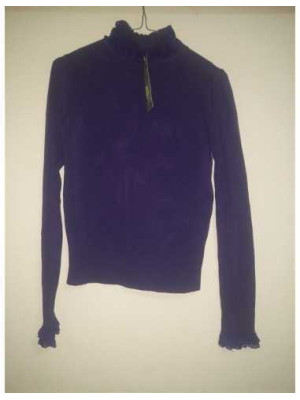 Pulover dama tricotat cu guler inalt Jin Lin