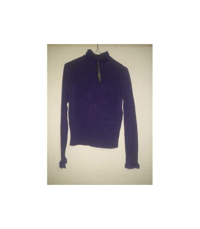 Pulover dama tricotat cu guler inalt Jin Lin