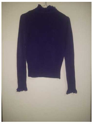 Pulover dama tricotat cu guler inalt Jin Lin 2