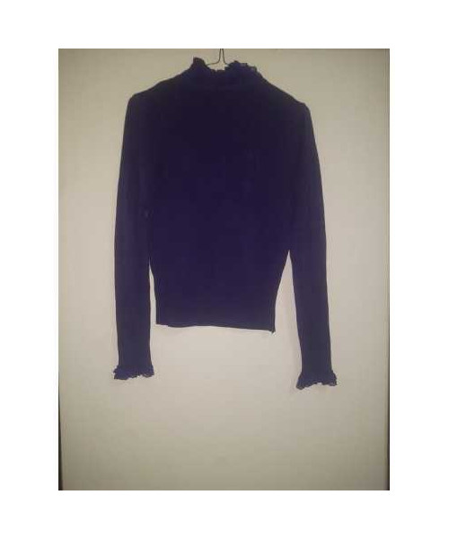 Pulover dama tricotat cu guler inalt Jin Lin