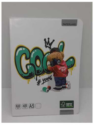 Caiet A5 matematica 48 file model ursulet Paperland