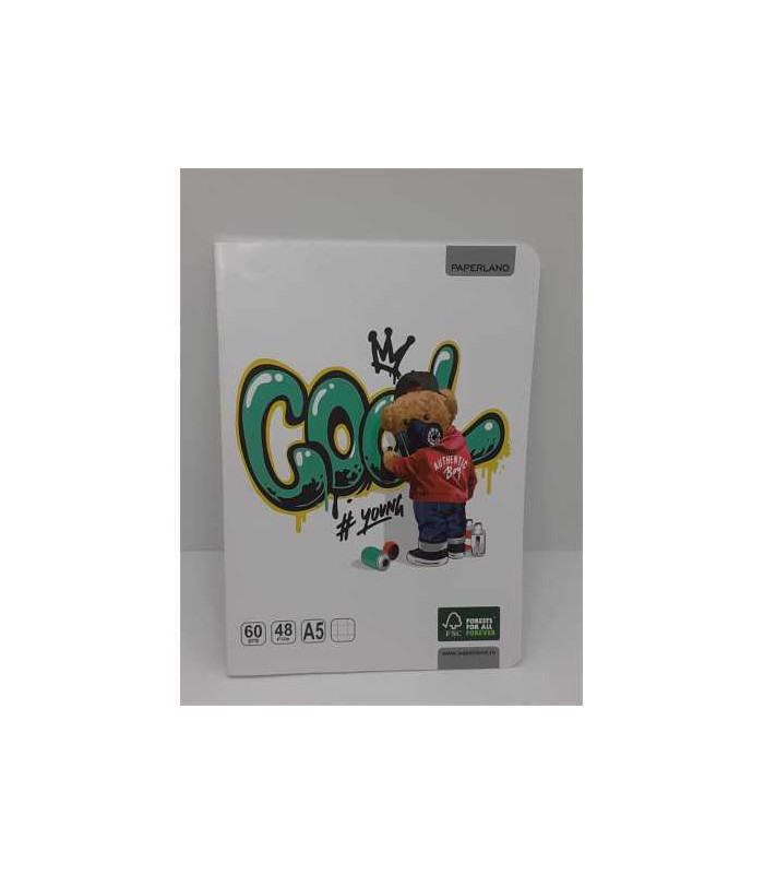 Caiet A5 matematica 48 file model ursulet Paperland