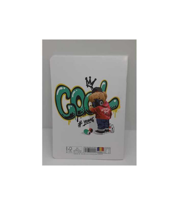 Caiet A5 matematica 48 file model ursulet Paperland