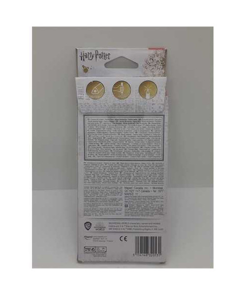 Set 12 creioane colorate Maped Harry Potter