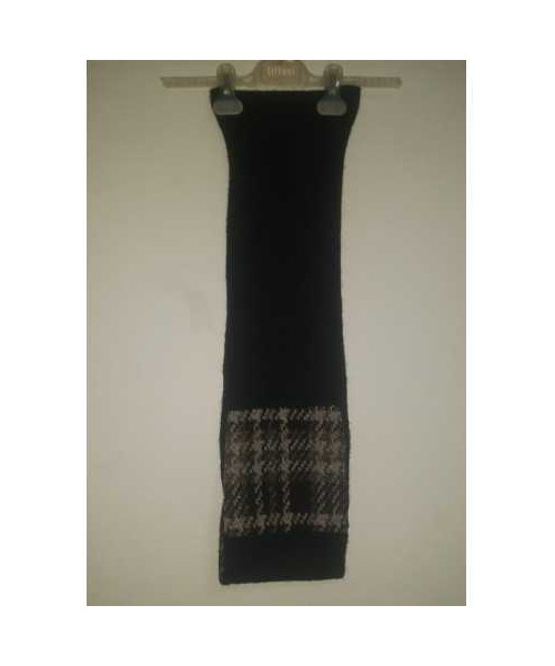 Fular dama circular tricotat cu forme geometrice