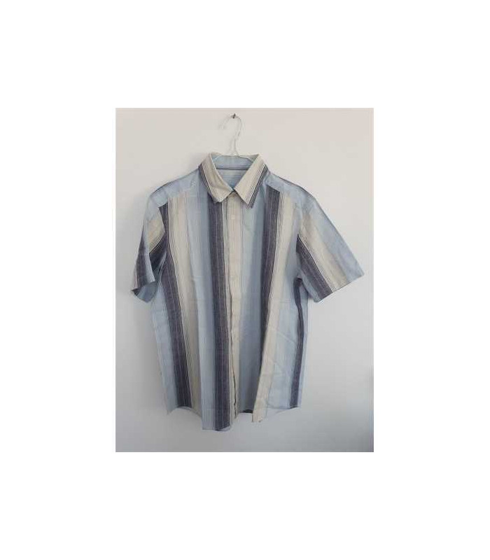 Camasa barbati cu dungi multicolore pentru vara