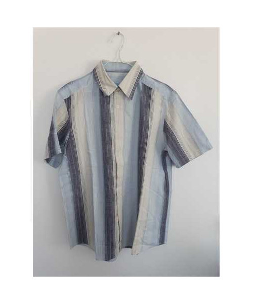 Camasa barbati cu dungi multicolore pentru vara