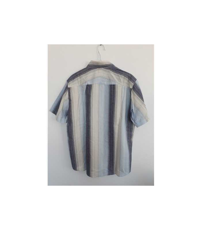 Camasa barbati cu dungi multicolore pentru vara
