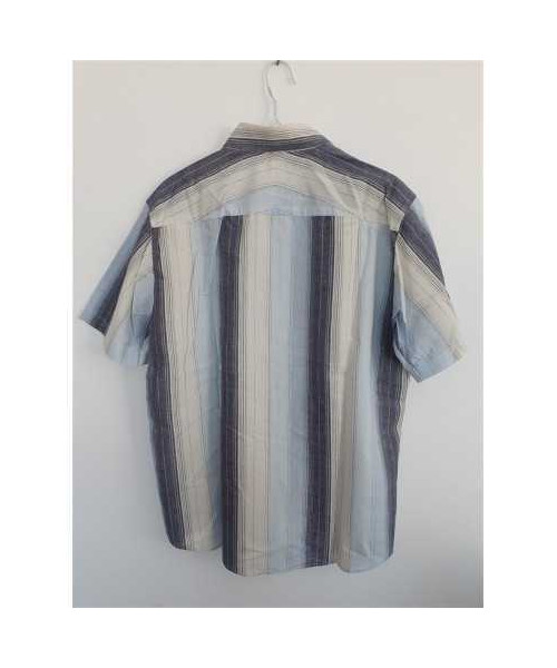 Camasa barbati cu dungi multicolore pentru vara