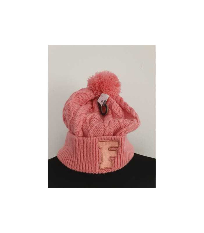 Caciulita pentru fetite tricotata cu ciucure Sinsay