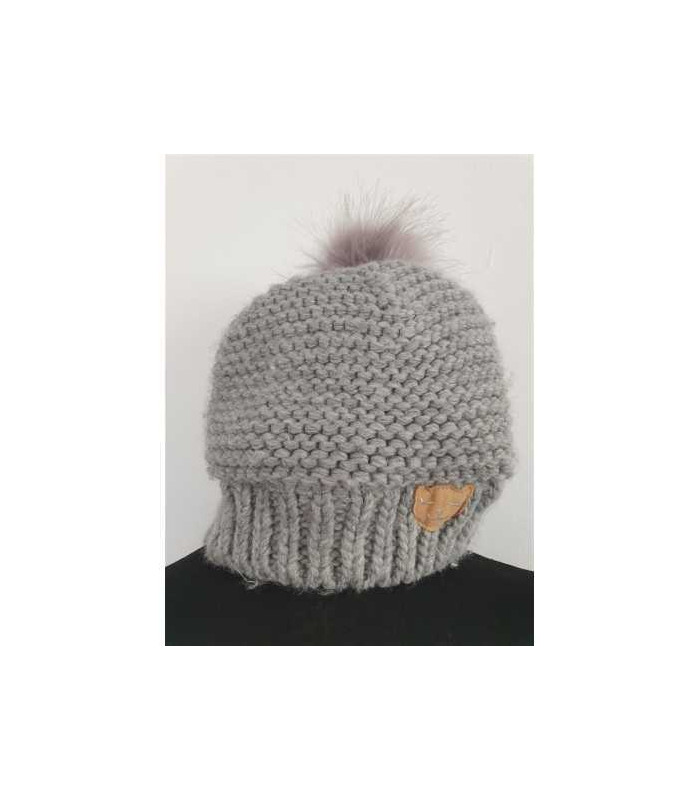 Caciula calduroasa de iarna cu ciucure pufos Accessoires