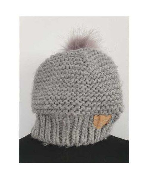 Caciula calduroasa de iarna cu ciucure pufos Accessoires