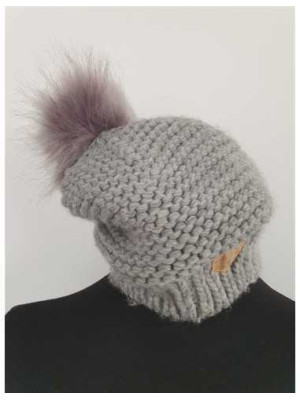 Caciula calduroasa de iarna cu ciucure pufos Accessoires 2