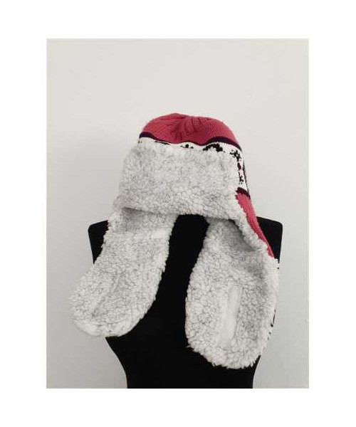 Caciula tricotata cu urechi pentru copii AGAT