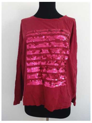 Bluzita dama cu dungi din paiete STOOKER