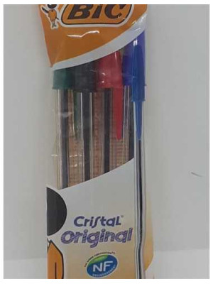 Set 4 bucati pix BIC Cristal Medium asortate 2