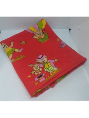 Cearsaf pentru pat copii model ursuleti veseli