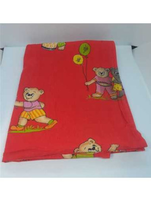 Cearsaf pentru pat copii model ursuleti veseli 2
