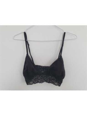 Sutien dama cu aspect dantelat si bretele inguste reglabile