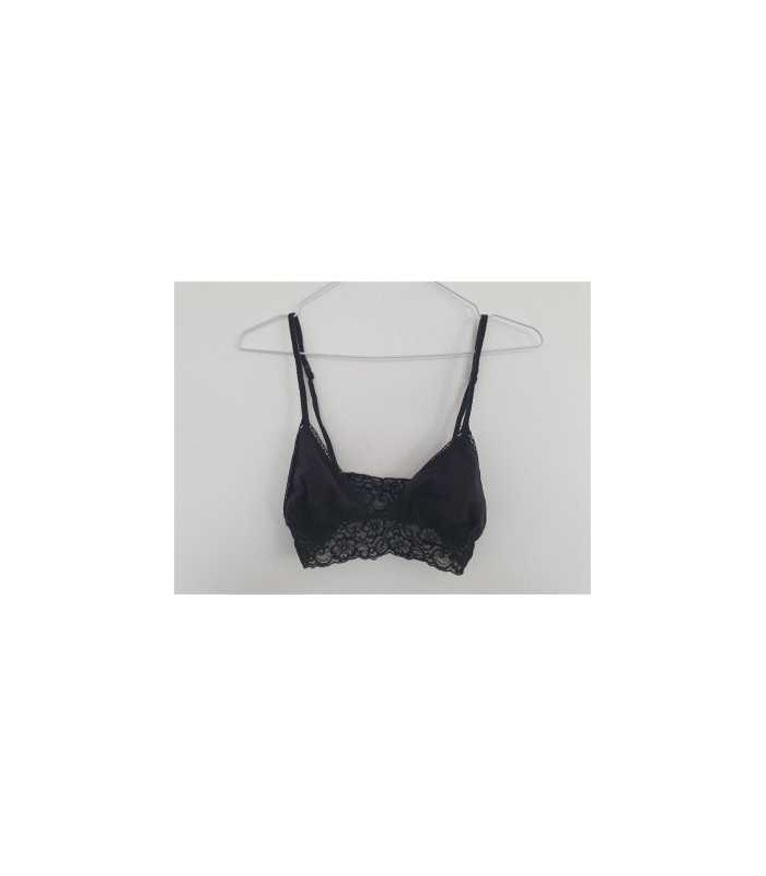 Sutien dama cu aspect dantelat si bretele inguste reglabile