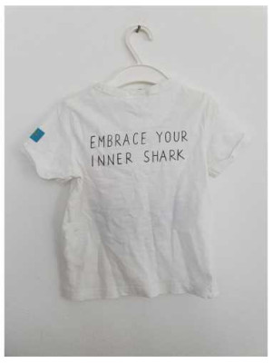 Tricou pentru copii cu print rechin H&M 2