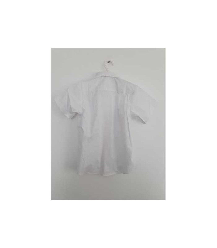 Camasa alba cu maneca scurta pentru copii
