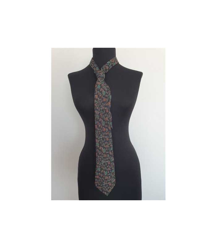 Cravata barbati cu flori multicolore ARKAR