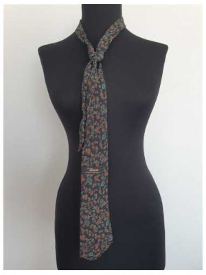 Cravata barbati cu flori multicolore ARKAR 2