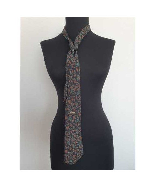 Cravata barbati cu flori multicolore ARKAR