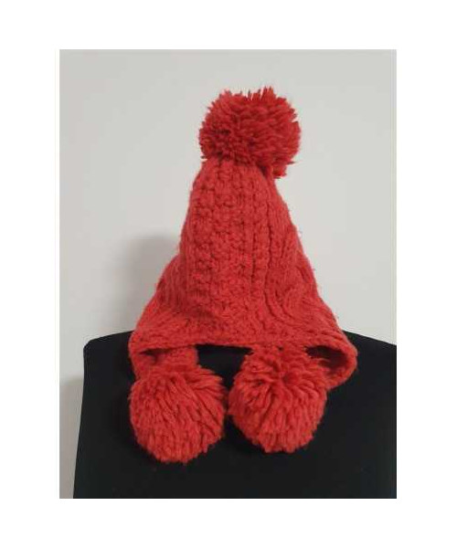 Caciula de iarna tricotata cu motocei si mot