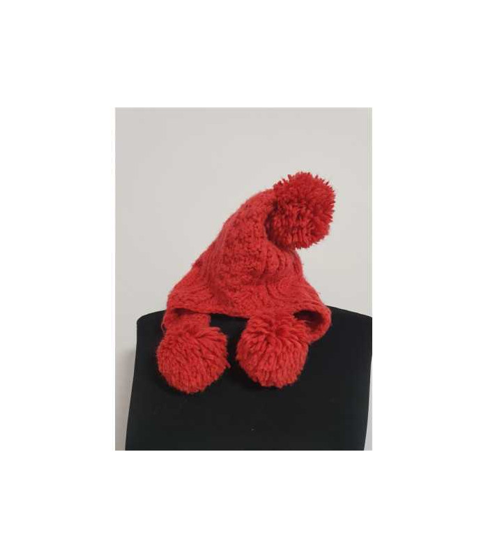 Caciula de iarna tricotata cu motocei si mot