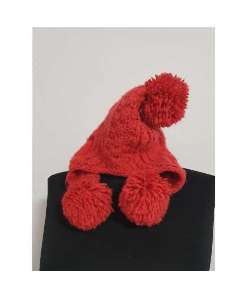 Caciula de iarna tricotata cu motocei si mot