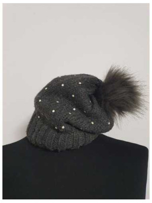 Caciula tricotata cu mot pufos Zara 2