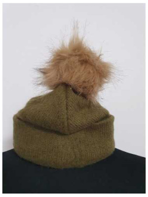 Caciula pentru copii cu mot pufos