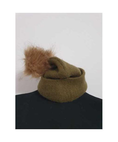 Caciula pentru copii cu mot pufos