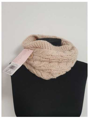 Fular circular captusit model tricotat