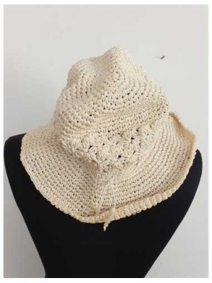 Palarie dama de soare crosetata MARKS&SPENCER 2