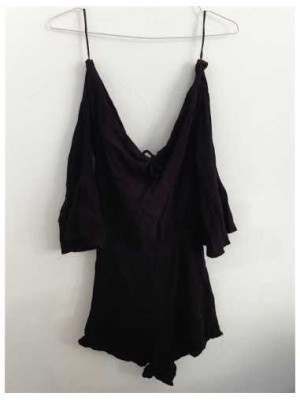 Salopeta dama culoare negru TOPSHOP