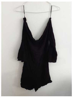 Salopeta dama culoare negru TOPSHOP 2