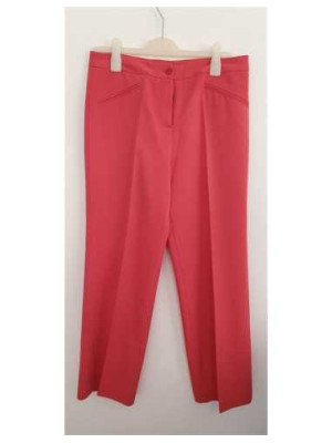 Pantaloni dama cu dunga si nasture in talie Ma dame