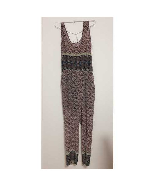 Salopeta dama cu imprimeu geometric multicolor