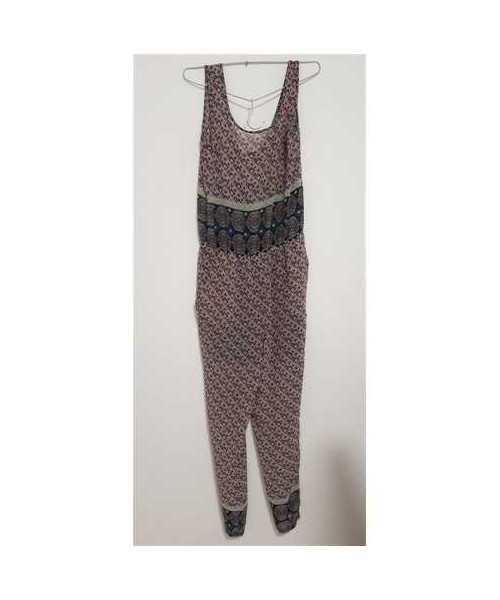 Salopeta dama cu imprimeu geometric multicolor