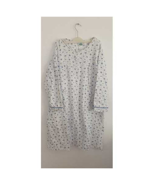 Camasa de noapte dama cu imprimeu floricele