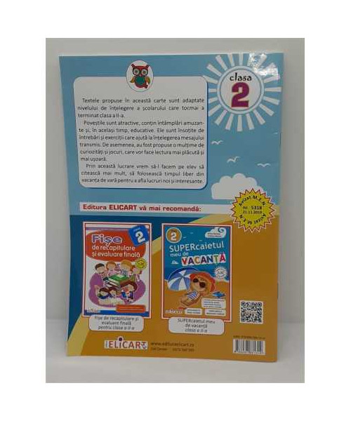 Lecturi de vacanta - Clasa 2