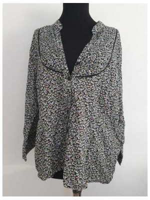 Camasa dama cu motive florale multicolore COLLECTION DEBENHAMS