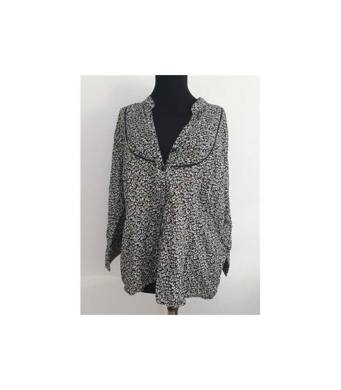 Camasa dama cu motive florale multicolore COLLECTION DEBENHAMS