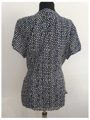 Camasa dama cu cordon in talie si imprimeu colorat MAINE 2