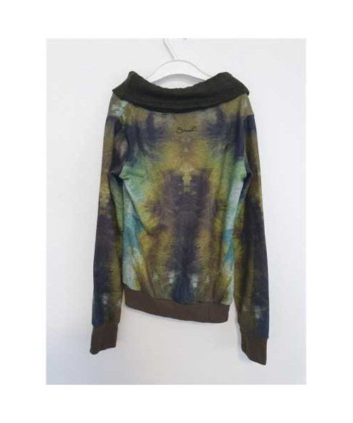 Bluza cu maneca lunga pentru fete colorata