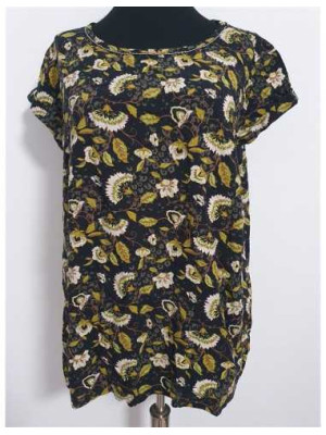 Tricou dama cu print floral multicolor TOM TAILOR