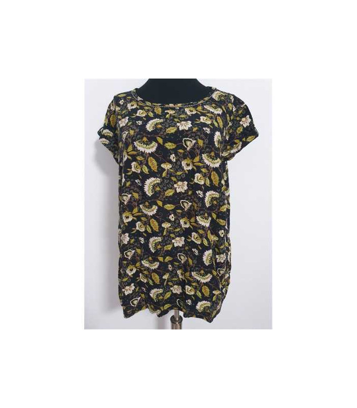 Tricou dama cu print floral multicolor TOM TAILOR